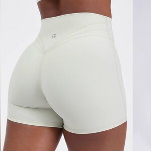 BuffBunny Women's Athletic Shorts in Cream